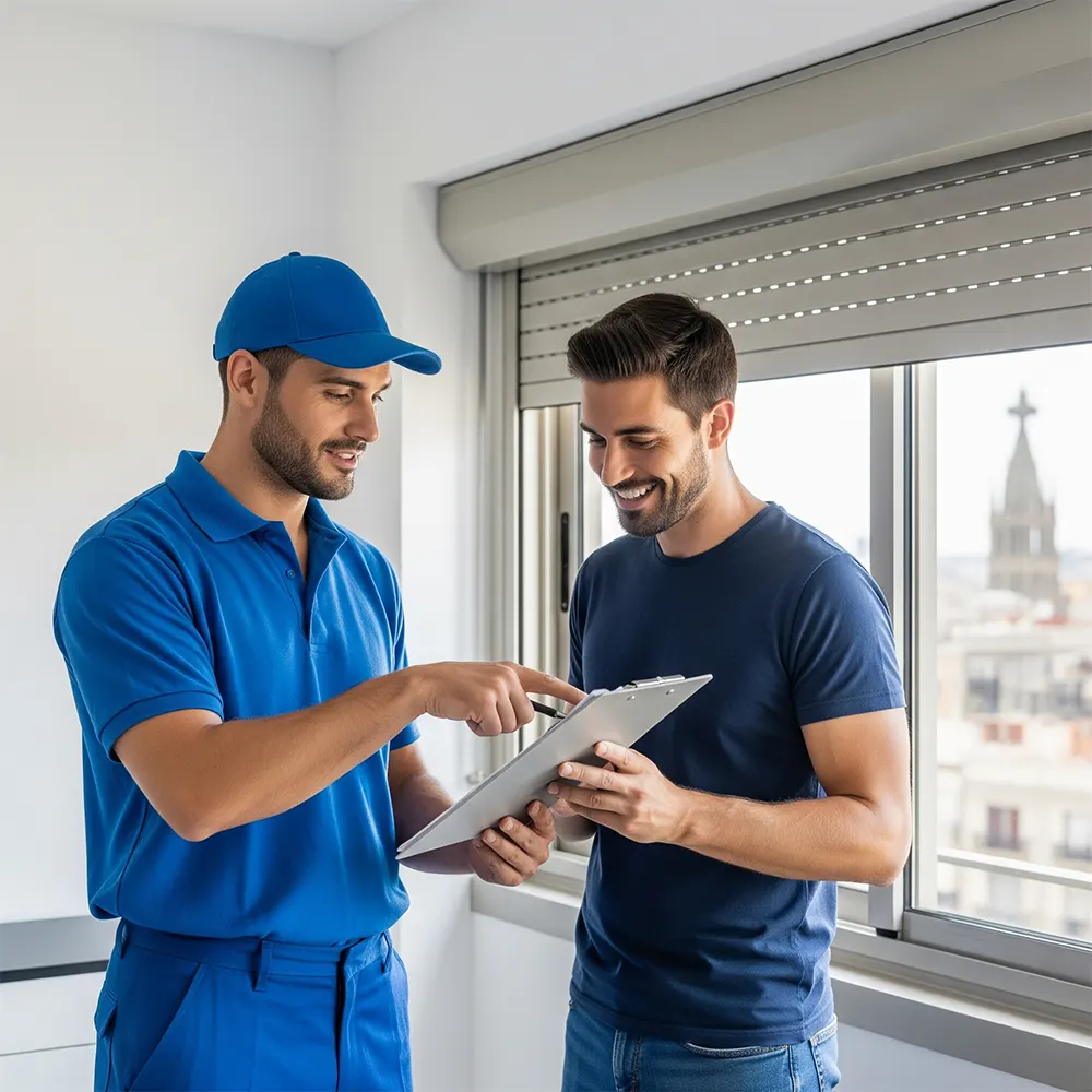 Automatizar persianas Barcelona Persianas Sant Josep persiana eléctrica instalación automática comodidad hogar sin esfuerzo físico - Motorización de persianas domésticas Sant Josep