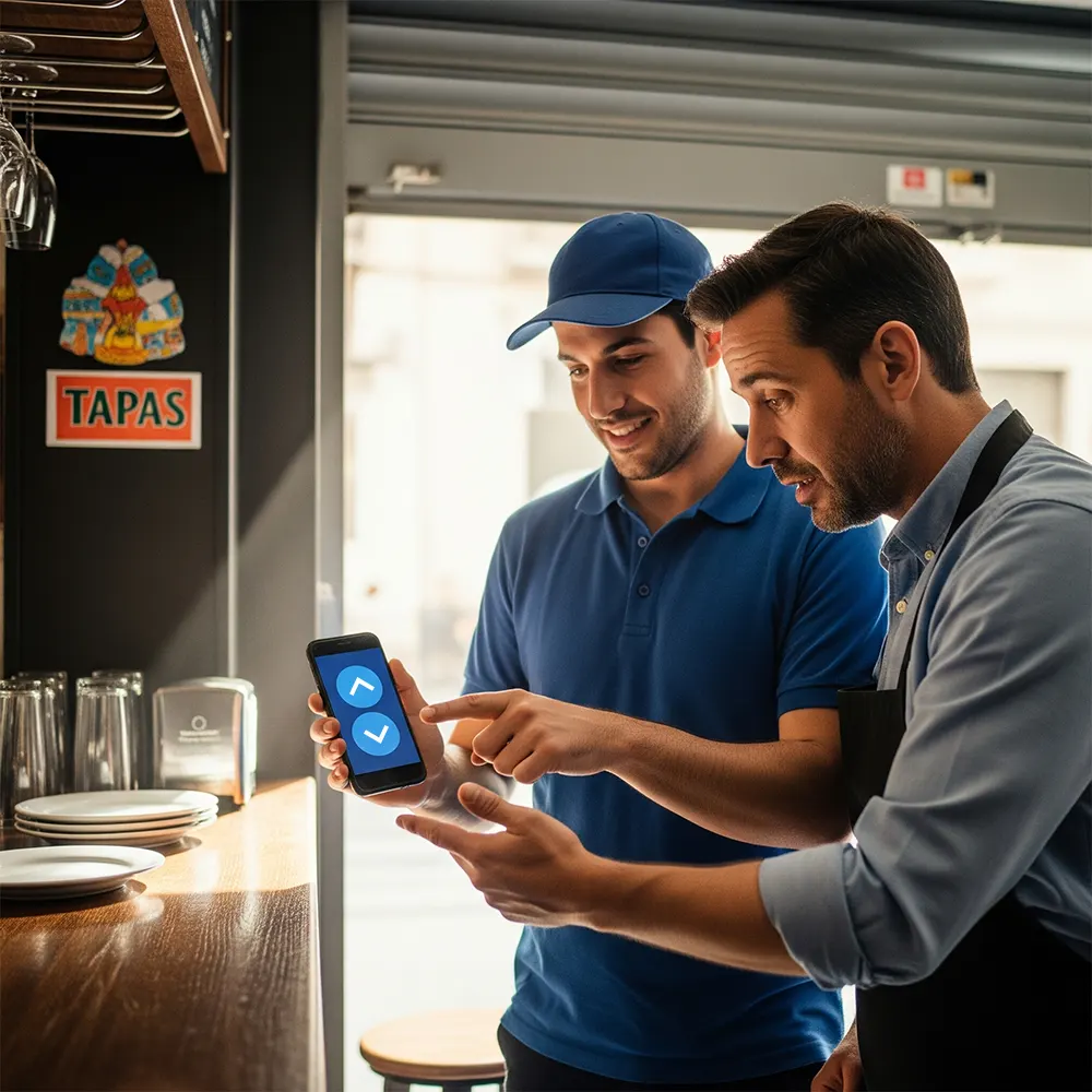 Cambio lamas rotas persiana Barcelona cintas partidas flejes tirantes piezas originales reparación domicilio técnico especializado - Motorización de puertas enrollables Sant Josep