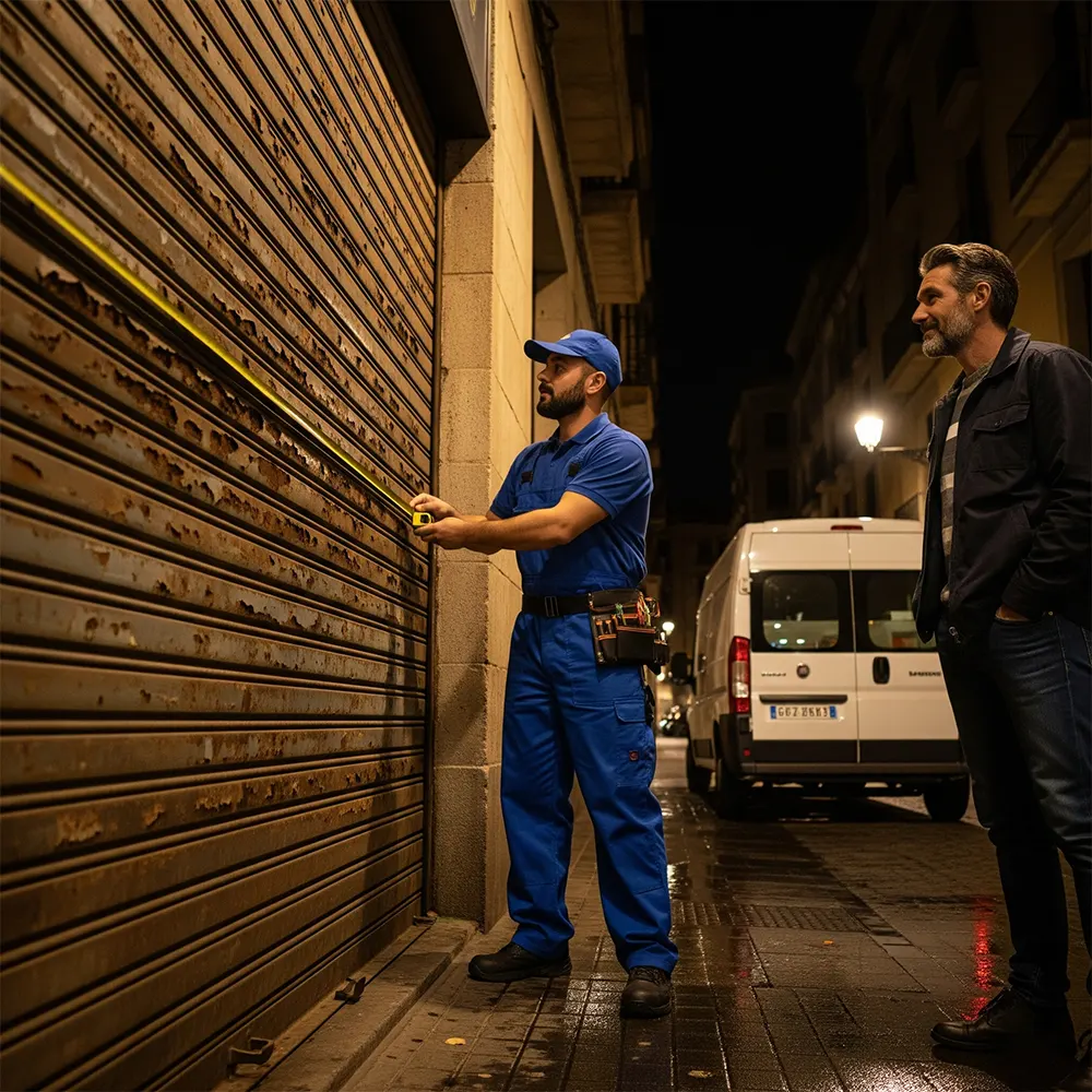 Cuadro eléctrico puerta enrollable Barcelona Persianas Sant Josep reparación centralita motor automatismo fallo eléctrico garaje - Reparación de puertas enrollables Sant Josep