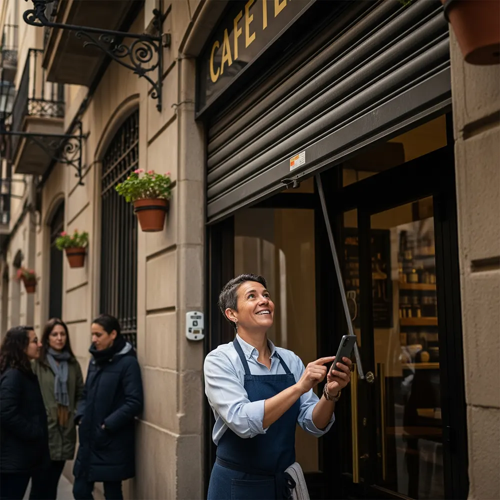 Persiana atasca Barcelona urgencias 24H reparación técnico servicio rápido no sube baja motor atrancada solución inmediata - Motorización de puertas enrollables Sant Josep
