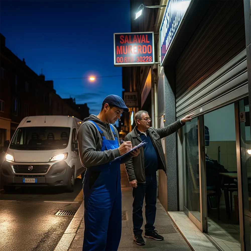 Reparar persianas Barcelona 24h precio valoración sin compromiso precios cerrados transparentes arreglo persiana doméstica profesional - Motorización de puertas enrollables Sant Josep